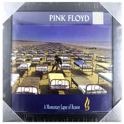 Image of Pink Floyd A Momentary Lapse of Reason 12&quot; Album Cover Framed Print, MDF, Multi Colour, 32 x 1.5 cm