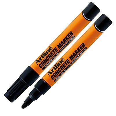 Image of Artline Concrete Black Marker Pen Bullet Nib