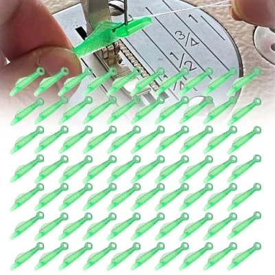 Image of LFCFBH 70 PCS Upgraded Automatic Needle Threaders, Fish Mouth Sewing Machine Threaders Hand