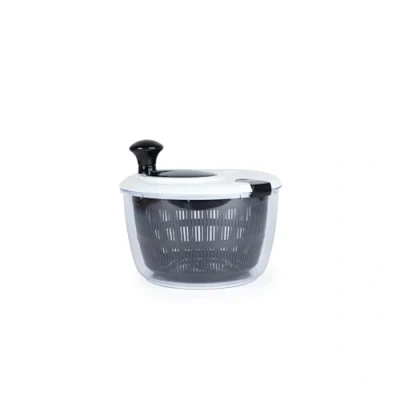 Image of Salter Salad Spinner 5L Litre, Wash, Dry, Serve, Prep, Lettuce Dryer, Easy Use, Non Slip Base, Add Dressing, Dual Purpose Drainer, Healthy Eating/Fresh Salad, Kitchen BW13899EU7