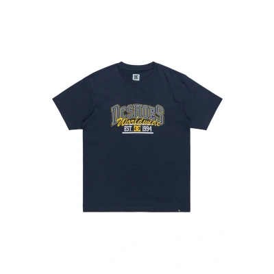 Image of DC Shoes Print Tshirt, Men&#039;s, Size: Medium, Blues