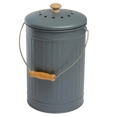 Image of Eddingtons 7 Litre Compost Pail / Bin Charcoal