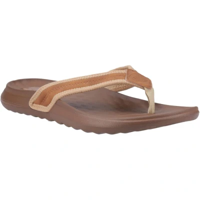 Image of HEYDUDE Myers Flip Lion Orange/Downtown Brown Size 8 Male