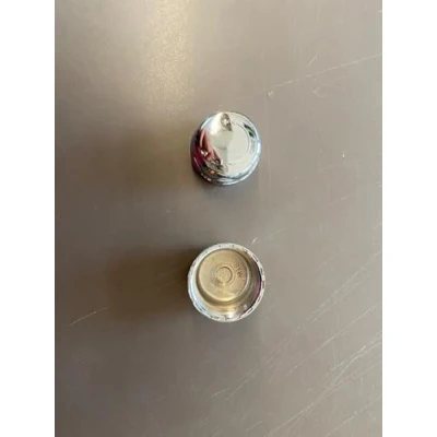 Image of TC Thermostatic Radiator Valve TRV Plastic Decorators Screw Cap for Chrome x 2
