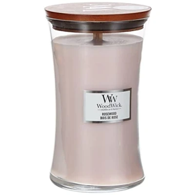 Image of WoodWick Scented Candle Large Rosewood 18 cm / ø 10