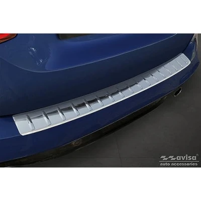 Image of Stainless Steel Rear bumper protector compatible with BMW 2 Active Tourer F45 2013 2021 M Package &#039;Ribs&#039;