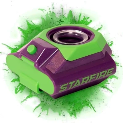 Image of Gel Blaster Glow in The Dark Starfire Activator Accessory with 5,000 Gellets Included UV Light Attachment for Tracer Effects Ultimate Night time Battles, Ages 14+