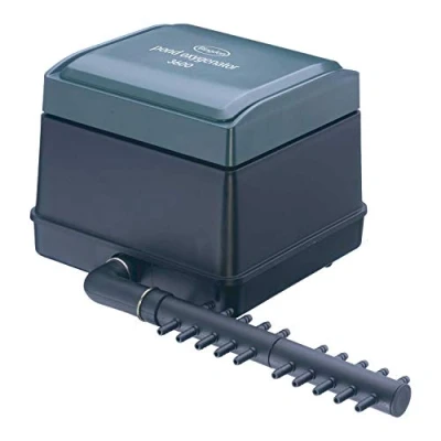 Image of Blagdon Pond Oxygenator 3600, 20 Outlet Air Pump for Ponds Up to 22,500 Litres (Koi 11,000 Litres), Suitable Aeration and Oxygenation in Hydroponic Aquaponic Systems, Green