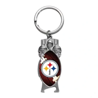 Image of Rico Industries NFL Football Pittsburgh Steelers Sculpted Bottle Opener Keychain Great Gift Item
