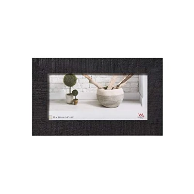 Image of walther Design Picture Frame Black 10 x 20 cm Home Wooden HO120B