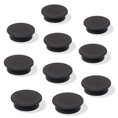 Image of SIGEL MU196 Magnets for WhiteBoards / magnetic Boards fridge, Ø 2.5 cm, Black, 10 Pieces