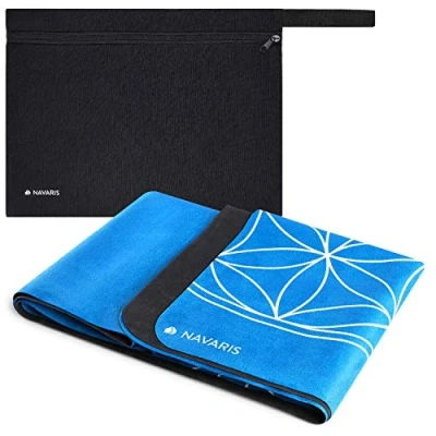 Image of Navaris Foldable Yoga Mat for Travel 1.5mm Thick Exercise Yoga, Pilates, Workout, Gym, Fitness Non Slip Folding Portable