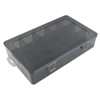 Image of Small Parts Organizer 9/12/15/18/24 Compartment with Removable Dividers Hardware Screws Bolts Nails Beads Tools Storage Box