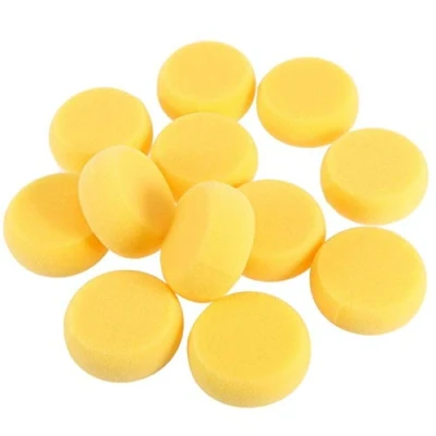 Image of TOSSPER Potter&#039;s Sponges 12pcs Round Synthetic Watercolor Artist for Painting Crafts Pottery (yellow) Paint Sponge Tool