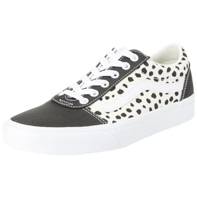 Image of Vans Women&#039;s Ward Sneaker, DOTS Black Ink, 3.5 UK