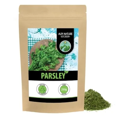 Image of Dried parsley (250g, 8.8oz), leaves 100% pure and natural for the preparation of spice mixtures