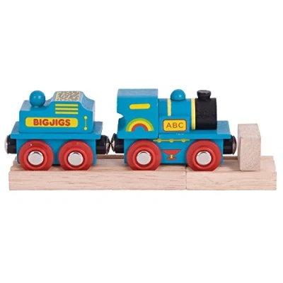 Image of Bigjigs Rail Blue ABC Engine Other Major Brands are Compatible