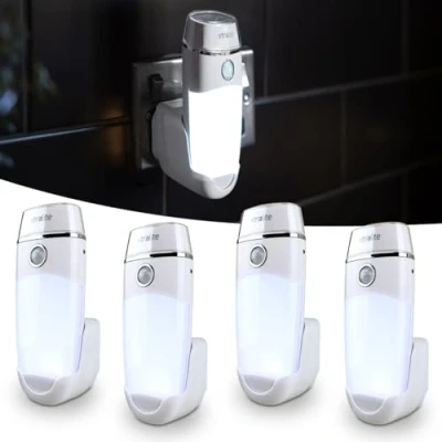 Image of Xtralite NiteSafe Duo + Rechargeable Nightlight and Torch with 4 Function LED Night Light/Torch Work Light Four Pack