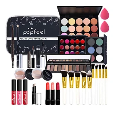 Image of CHSEEA Makeup Gift Set Complete Starter Kit All in One Make Up Lip Gloss Concealer Eyeshadow Palette Highly Pigmented Cosmetic for Teenage Girls &amp; Adults #2