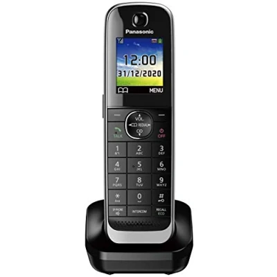 Image of Panasonic KX TGJA30EB Additional Cordless Telephone for TGJ32x Series Black/Silver