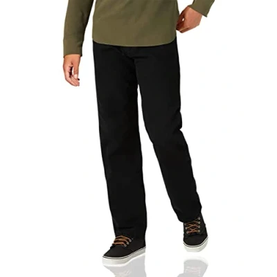 Image of All Terrain Gear by Wrangler Men&#039;s Fleece Lined Five Pocket Jean, Black, 40W x 30L
