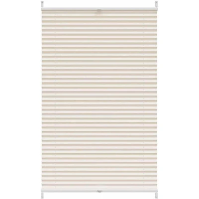 Image of vidaXL Plisse Blind 80x100cm Creme
