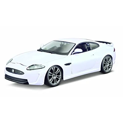Image of Bburago 18 21063W Jaguar XKR S 1:24 Scale Model car, White