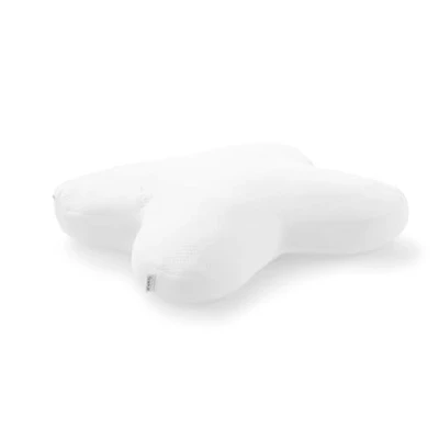 Image of TEMPUR Ombracio Pillow 60cm x 50cm Unique Huggable Star Shape Designed For Abdominal Sleepers. Made from NASA Recognised Memory Foam Material. in Denmark, White