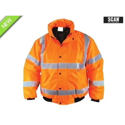 Image of Scan SCAHVBJXLO Hi Vis Bomber Jacket Orange XL (48in)