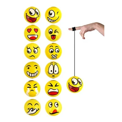 Image of FINCHLEY Return Balls on String with Facial Expressions ( pack of 2)