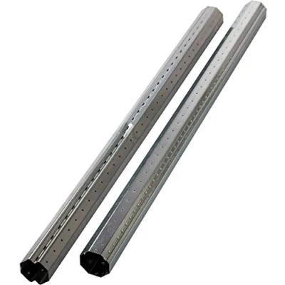 Image of Schellenberg 86005 Stahlrohrwelle Rolladenwelle SW 60 Maxi Extension Roller Shutter Octagonal Shaft, Silver, bis 160 cm Länge