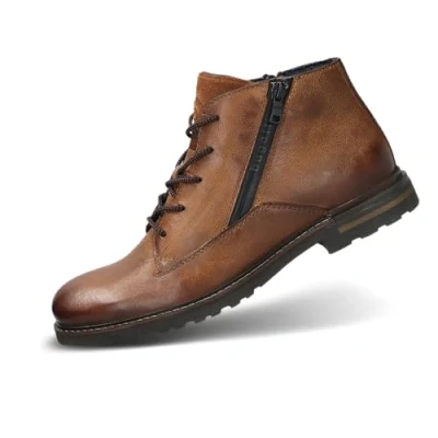 Image of bugatti Men&#039;s 321 a0u3o Boots Cold Lining, Cognac, 13.5 UK