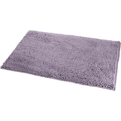 Image of Amazon Basics Non Slip Microfiber Bathroom Bath Mat, Lavender, 53.3 x 86.6 cm