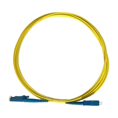 Image of CHB Rugged 3 Meter Simplex Fibre Optic Patch Cable SC LC FC ST E2000 APC UPC Single Mode OS2 9/125 Yellow Lead 3mm Fiber Patchcord (SC/UPC E2000/UPC)