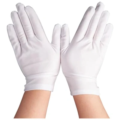 Image of Wicked Costumes Adult Ladies Short Gloves White Fancy Dress Accessory