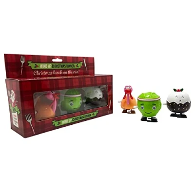Image of Diabolical Racing Christmas Dinner Secret Santa Gifts for Him, Xmas Women, Funny Stocking Fillers, Wind Up Toys Kids, Gifts, Novelty Women