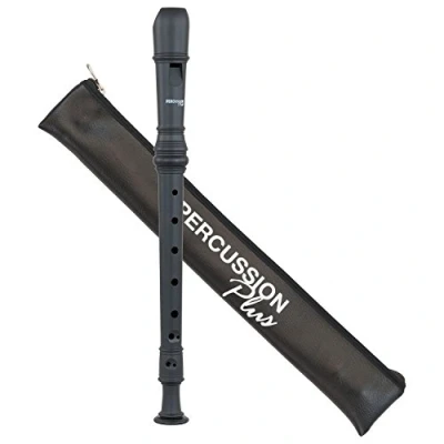 Image of Percussion Plus PP1618 Colourful Soprano Descant Recorder Black