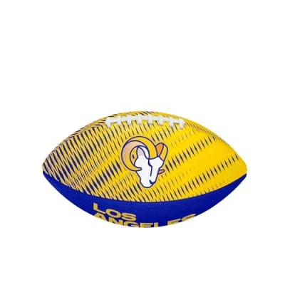 Image of Wilson NFL Team Tailgate American Football, Rubber, Blue / Yellow, Junior