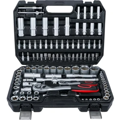 Image of BGS Diy 2287 Socket Set 6.3 mm (1/4&quot;) / 12.5 (1/2&quot;) Drive 108 pcs.