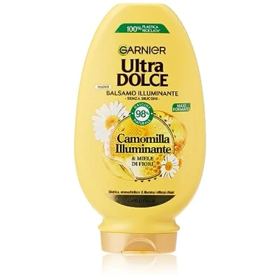 Image of Garnier Balsamo Crema Camomilla e Miele, Capelli Chiari, 250 ml