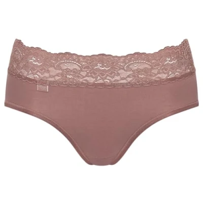 Image of Sloggi Womens Romance Midi Underwear, Cacao, 12 UK