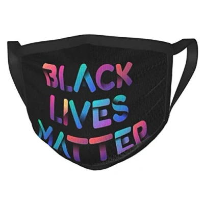 Image of Black Lives Matter Mask Cycling Unisex Reusable Washable Breathable Sports Windproof Face Mouth Individually Wrapped