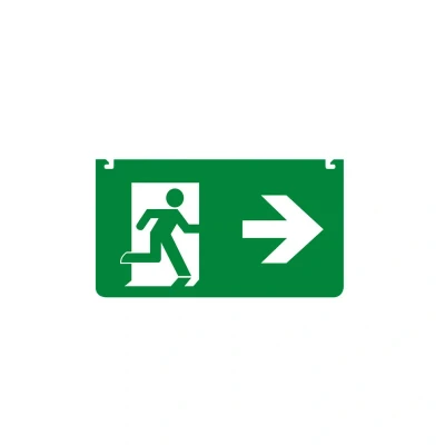 Image of Emergency Legend Right Arrow For Exit Sign Integral LED