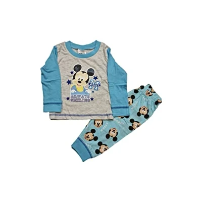 Image of Disney Mickey Mouse Baby Boy 2 Piece Pyjama Set 18 24 Months