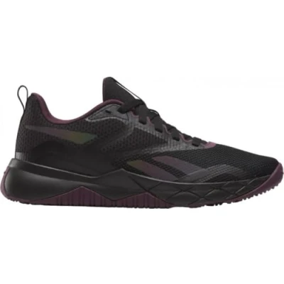 Image of Reebok Training shoe, Women&#039;s, Size: 8, Black midnight plum footwear white Textile/synthetics