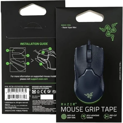 Image of Razer Mouse Grip Tape Viper Mini (Non Slip, Self Adhesive, Pre Cut)