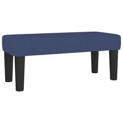 Image of vidaXL Bench Blue 70x30x30 cm Fabric