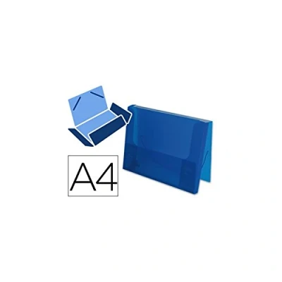 Image of Beautone 20963 Document Folder A4 Transparent Blue