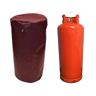Image of BAGS4EVERYTHING 47KG GAS BOTTLE COVER IN WATERPROOF HEAVY DUTY MATERIAL (MAROON)
