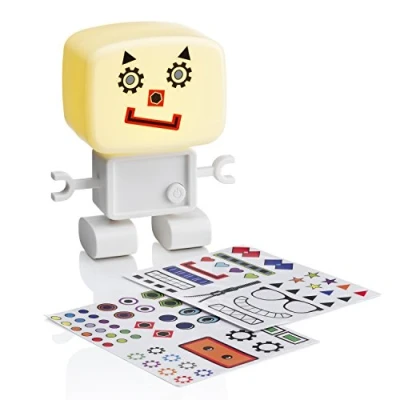 Image of ROBOGLOW Sound Activated Rechargeable Children&#039;s Night Light LED LightBox with Stickers